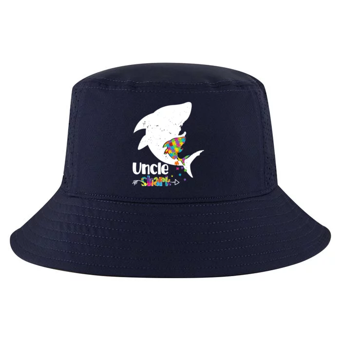 Uncle Shark Autism Awareness Cute Gift For Mom Mother Gift Cool Comfort Performance Bucket Hat