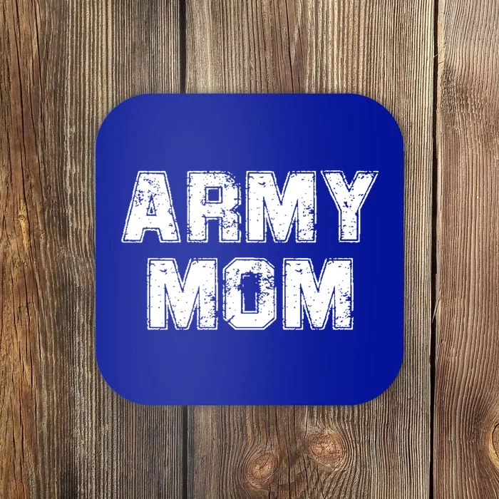 U S Army Proud Mama Original Army Vintage Mom Gift Coaster