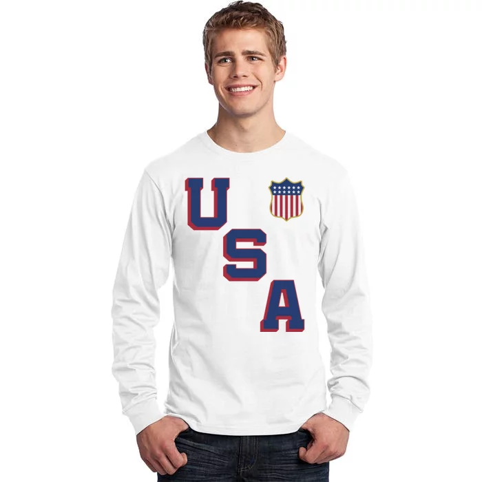 USA Soccer American Team Jersey Tall Long Sleeve T-Shirt