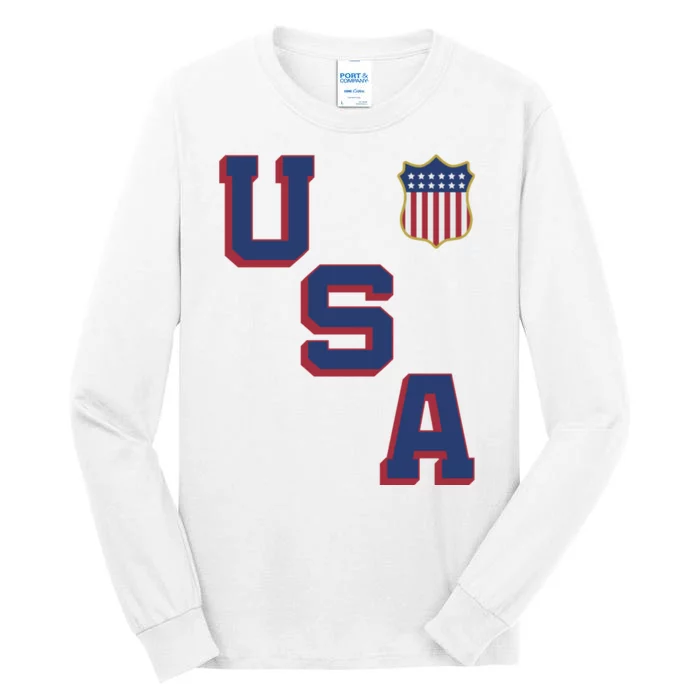 USA Soccer American Team Jersey Tall Long Sleeve T-Shirt