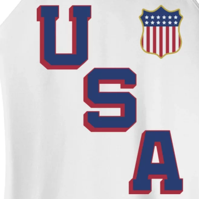 USA Soccer American Team Jersey Women’s Perfect Tri Rocker Tank