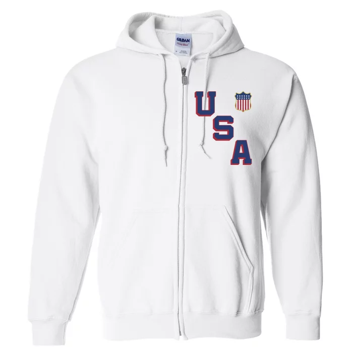 USA Soccer American Team Jersey Full Zip Hoodie