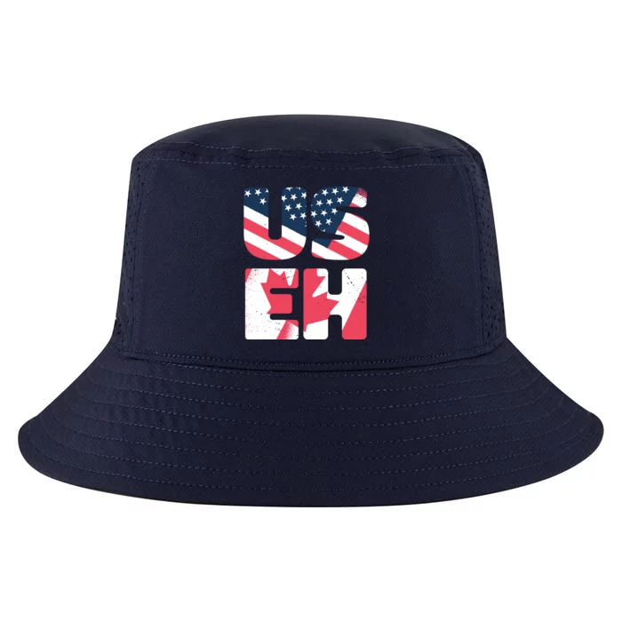 United States And Canada Saying Cool Comfort Performance Bucket Hat