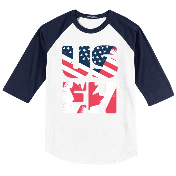 United States And Canada Saying Baseball Sleeve Shirt