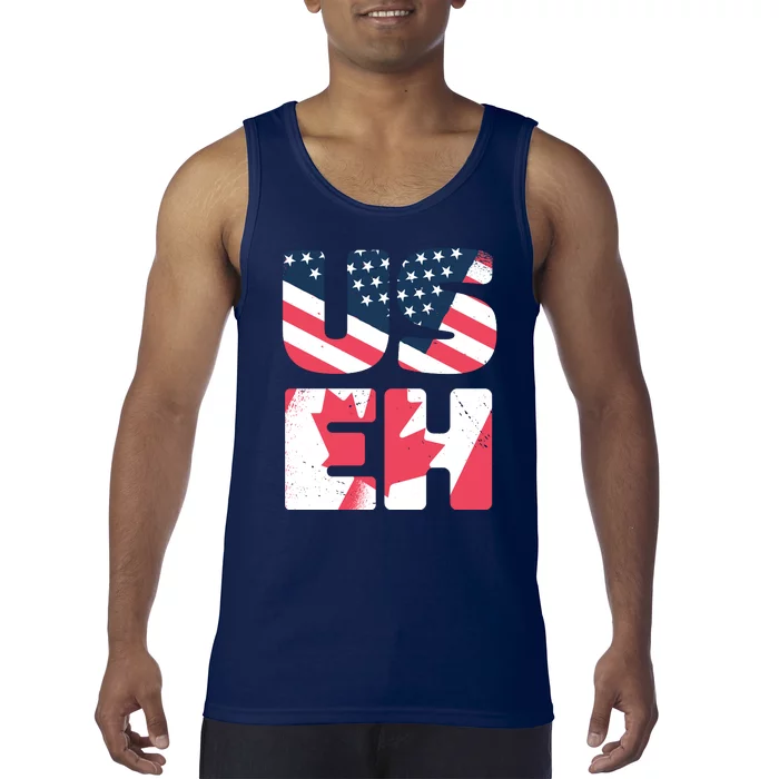 United States And Canada Saying Tank Top