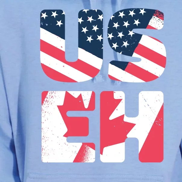 United States And Canada Saying Unisex Surf Hoodie