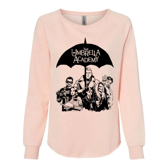 Umbrella Sketch Academy Womens California Wash Sweatshirt