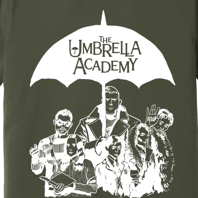 Umbrella Sketch Academy Premium T-Shirt