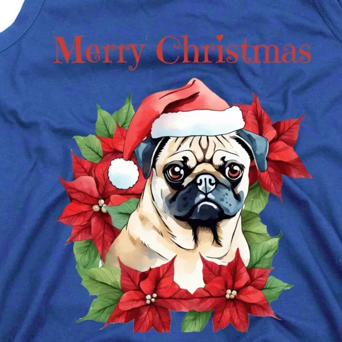 Ugly Sweater All I Want For Christmas Is My Pug Xmas Gift Tank Top