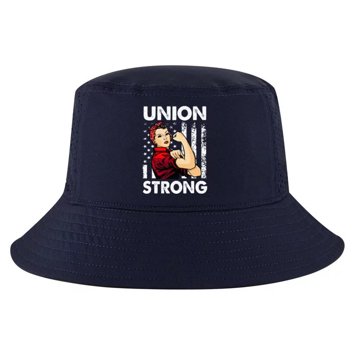 Union Strong And Solidarity Union Proud Labor Day Cool Comfort Performance Bucket Hat