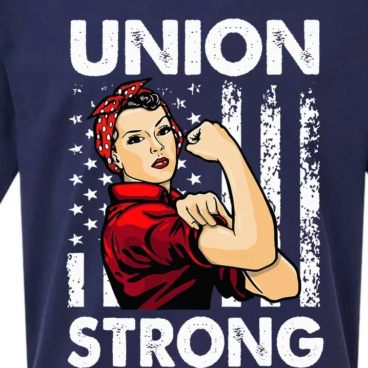 Union Strong And Solidarity Union Proud Labor Day Sueded Cloud Jersey T-Shirt