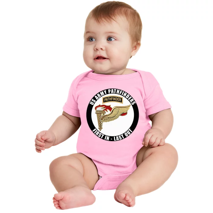 United States Army Pathfinder Military Veteran Baby Bodysuit