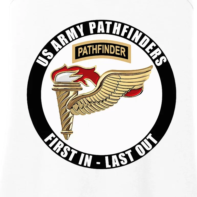 United States Army Pathfinder Military Veteran Ladies Essential Tank