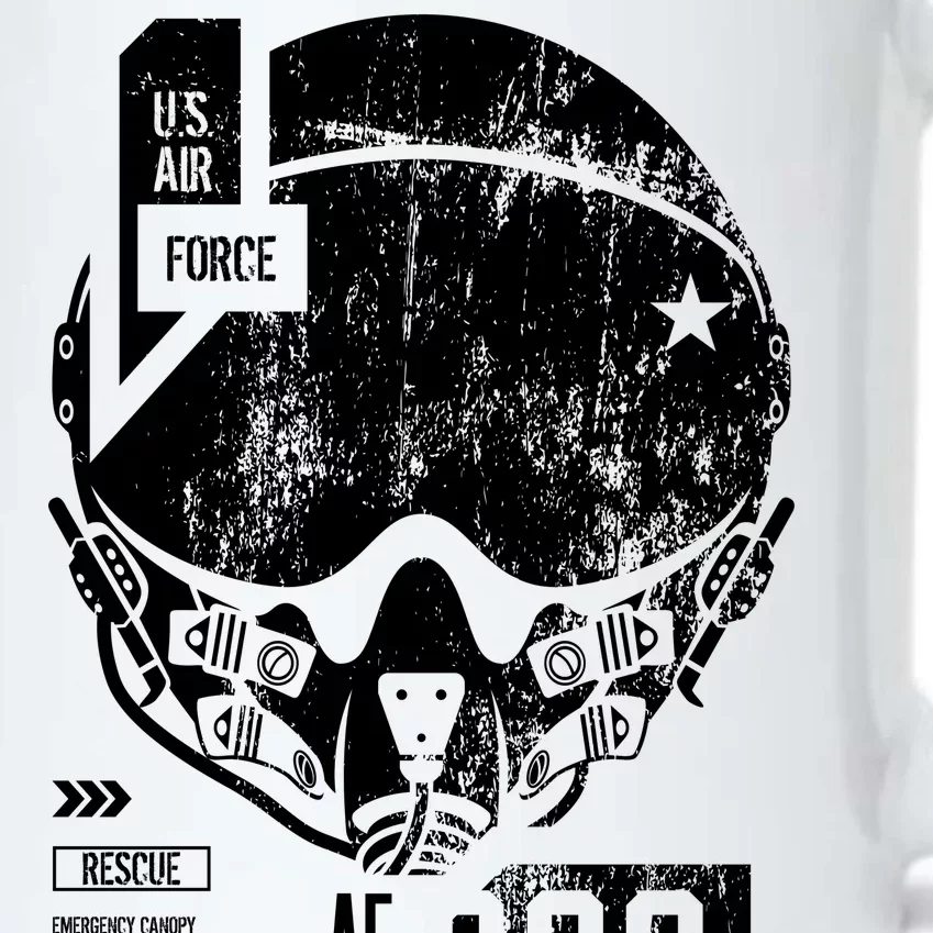 USAF Superior Pilot Helmet Black Color Changing Mug