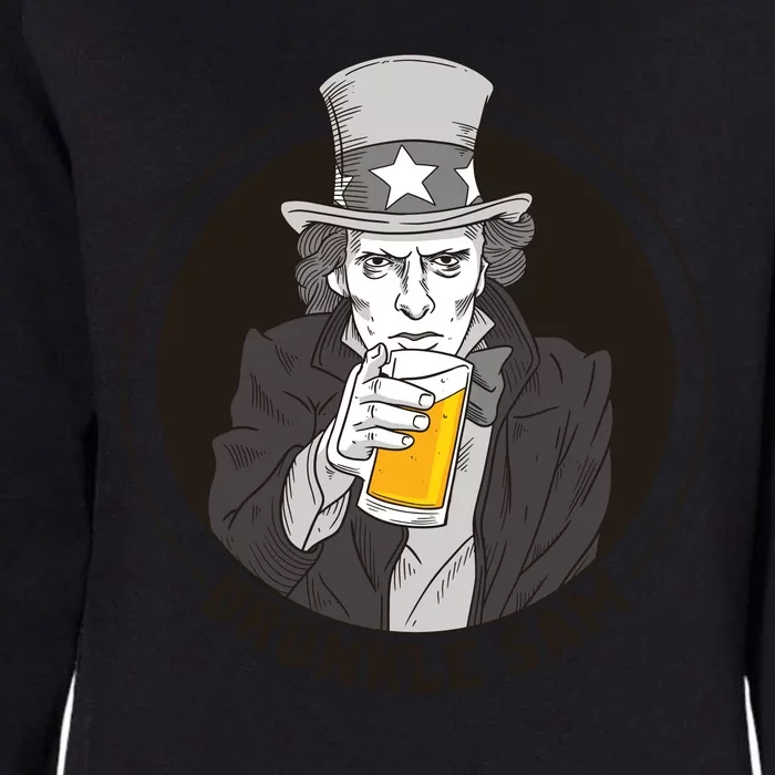 Uncle Sam Beer Womens California Wash Sweatshirt