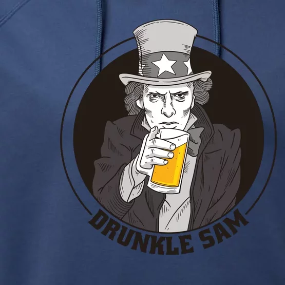 Uncle Sam Beer Performance Fleece Hoodie