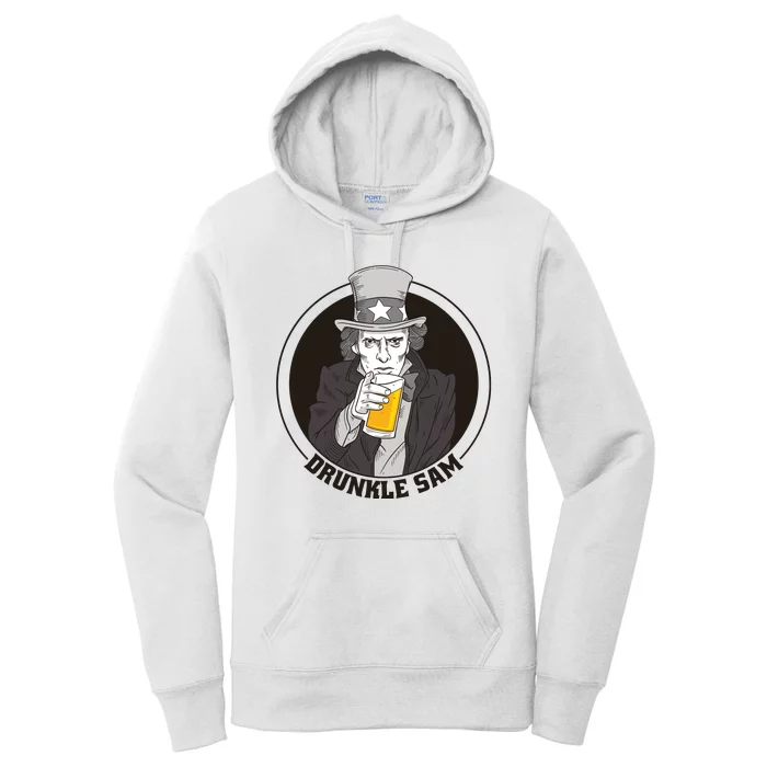 Uncle Sam Beer Women's Pullover Hoodie