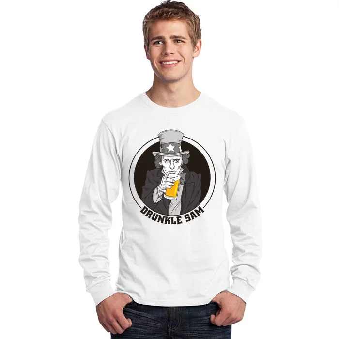 Uncle Sam Beer Tall Long Sleeve T-Shirt