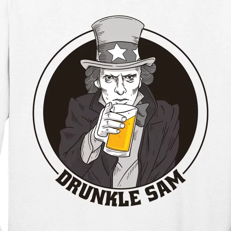 Uncle Sam Beer Tall Long Sleeve T-Shirt