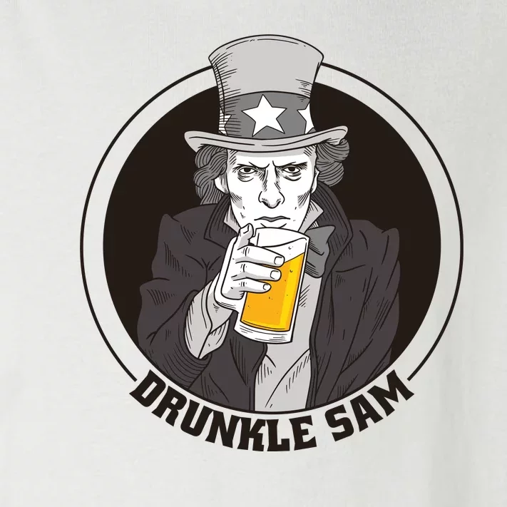 Uncle Sam Beer Toddler Long Sleeve Shirt