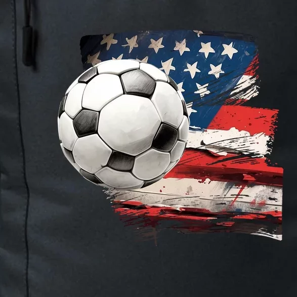 Usa Soccer Ball And Flag Daily Commute Backpack