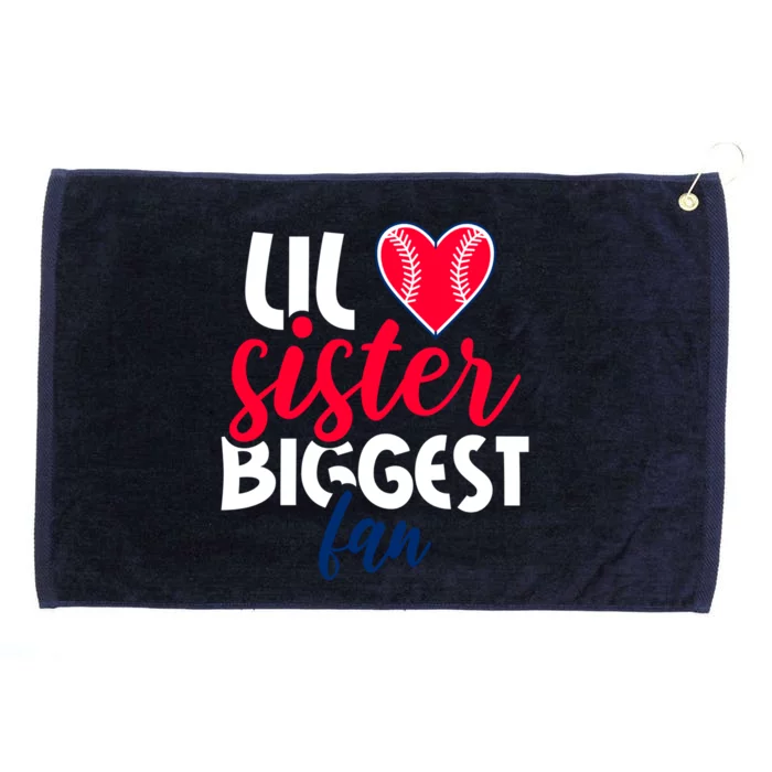 Ul Sister Biggest Fan In Baseball Meaningful Gift Grommeted Golf Towel