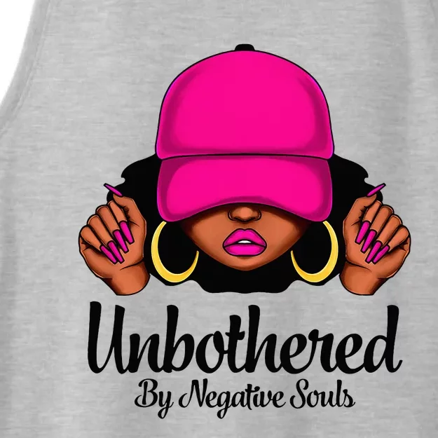 Unbothered Sassy Black Queen African American Ladies Tri-Blend Wicking Tank