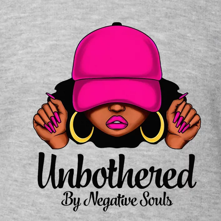 Unbothered Sassy Black Queen African American Toddler Sweatshirt