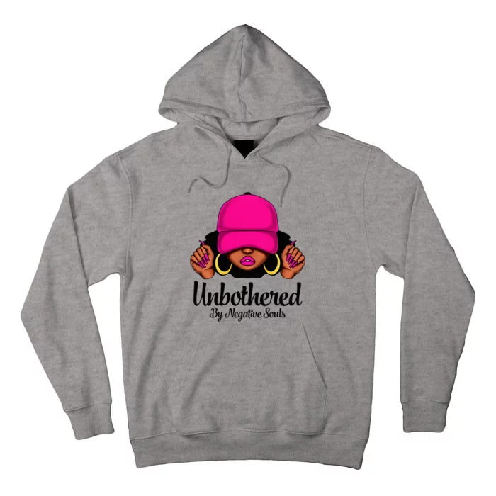 Unbothered Sassy Black Queen African American Tall Hoodie