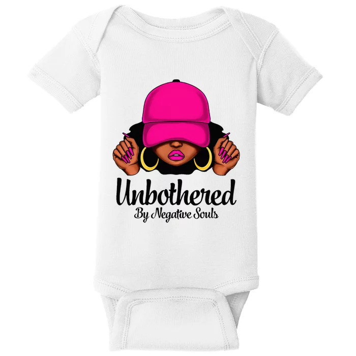 Unbothered Sassy Black Queen African American Baby Bodysuit