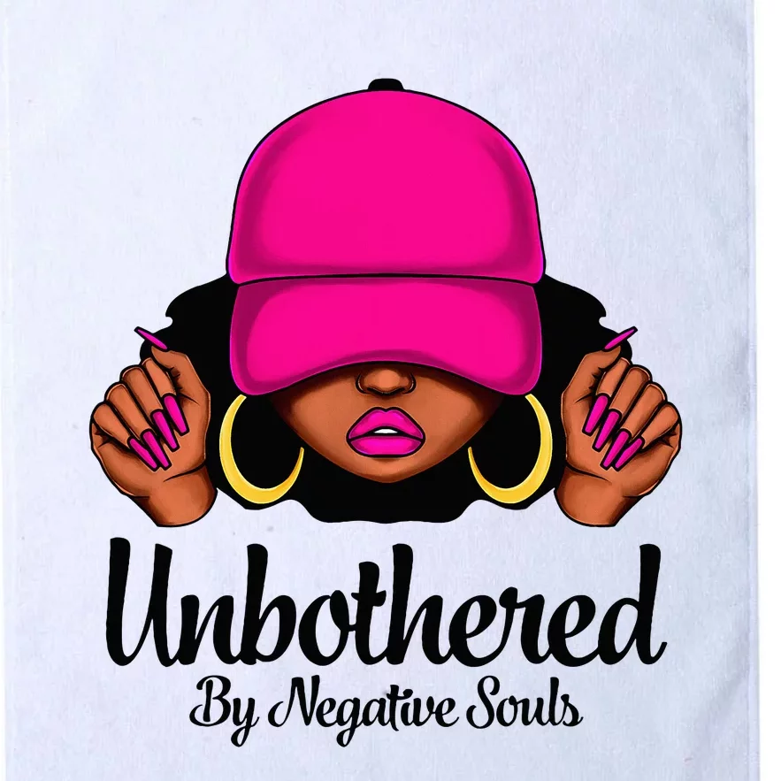 Unbothered Sassy Black Queen African American Platinum Collection Golf Towel