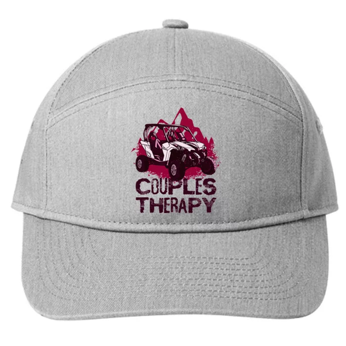 Utv Side By Side Couples Therapy 7-Panel Snapback Hat