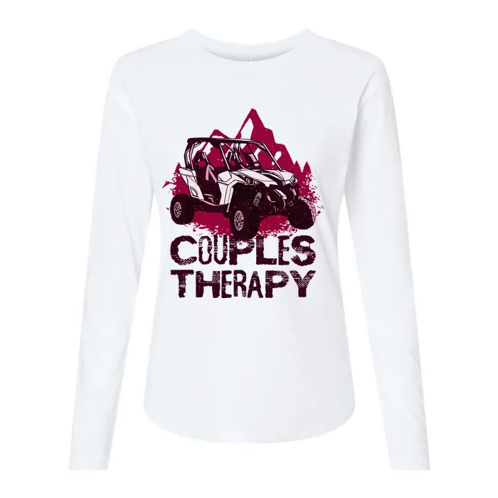 Utv Side By Side Couples Therapy Womens Cotton Relaxed Long Sleeve T-Shirt