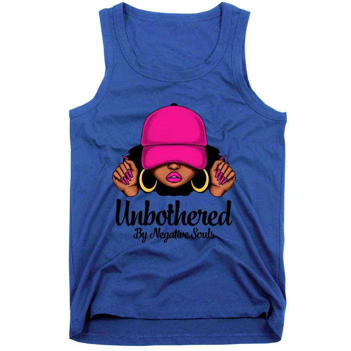 Unbothered Sassy Black Queen African American Afro Funny Gift Tank Top