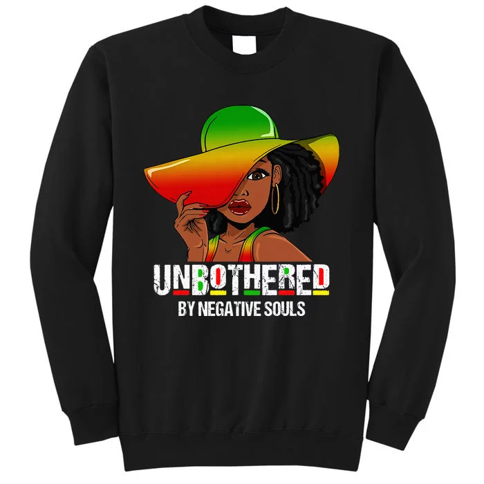 Unbothered Sassy Black Queen African American Ladies Tall Sweatshirt