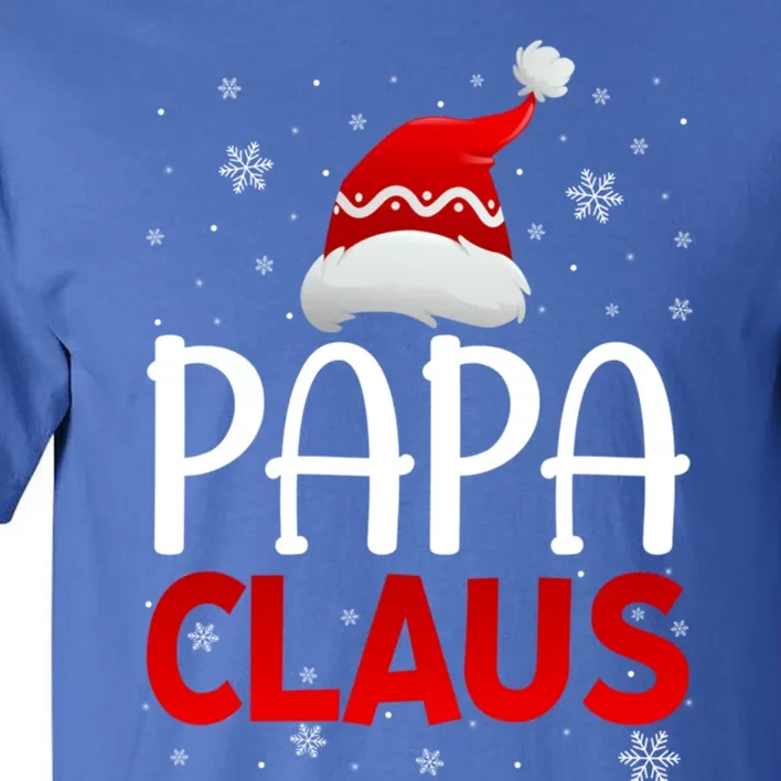 Ugly Sweater Christmas Matching Costume Papa Claus Gift Tall T-Shirt