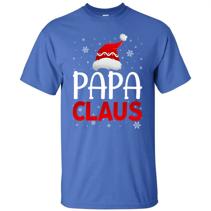 Ugly Sweater Christmas Matching Costume Papa Claus Gift Tall T-Shirt