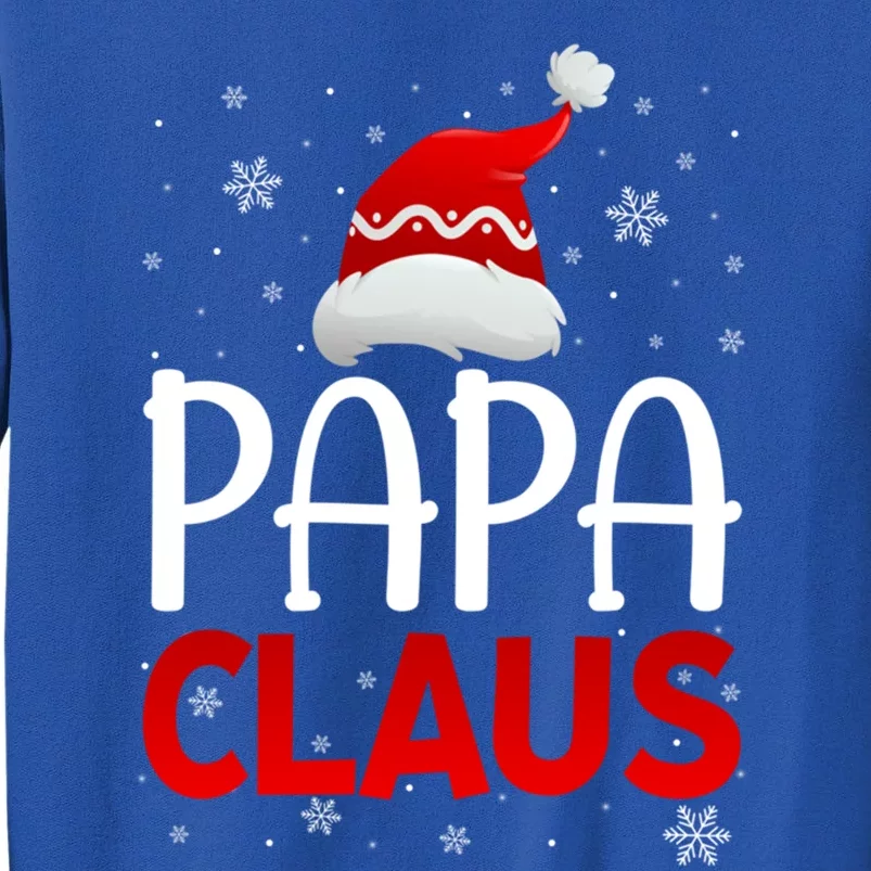 Ugly Sweater Christmas Matching Costume Papa Claus Gift Tall Sweatshirt