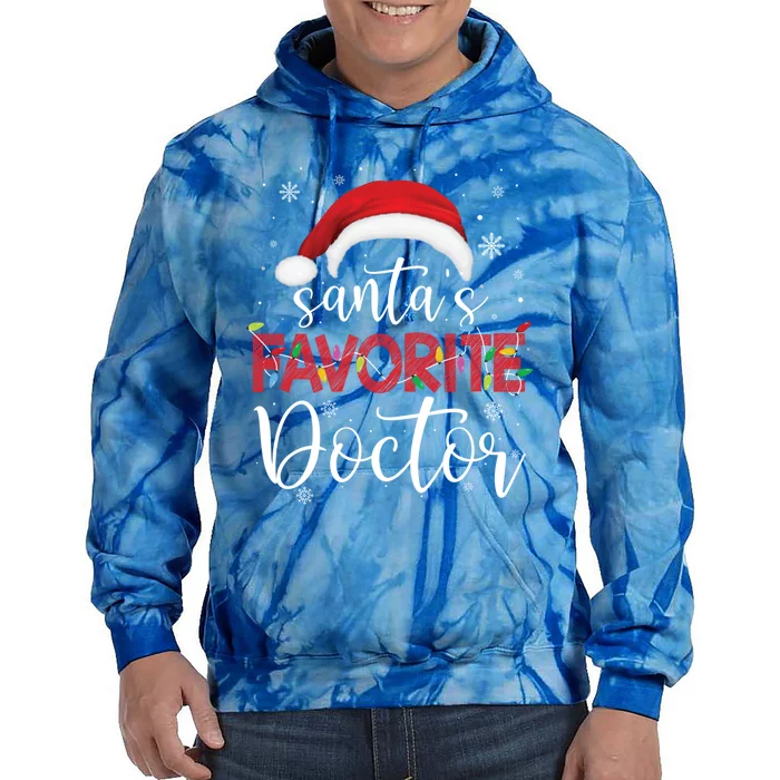 Ugly Sweater Christmas SantaS Favorite Doctor Xmas Cute Gift Tie Dye Hoodie