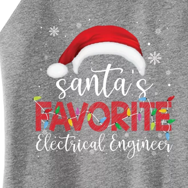 Ugly Sweater Christmas SantaS Favorite Electrical Engineer Great Gift Women’s Perfect Tri Rocker Tank