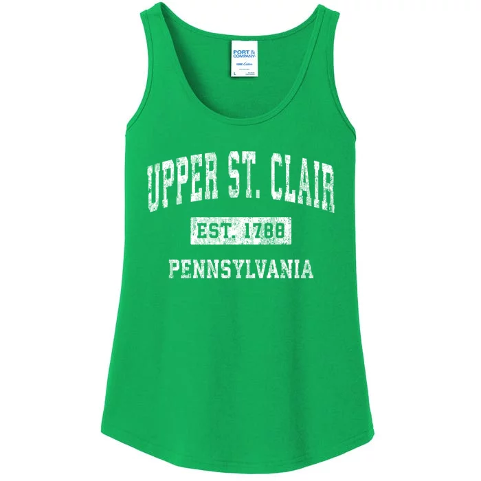 Upper St. Clair Pennsylvania Pa Vintage Sports Ladies Essential Tank