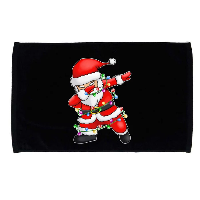 Ugly Sweater Cool Gift Christmas Squad Dabbing Santa Claus Gift Microfiber Hand Towel