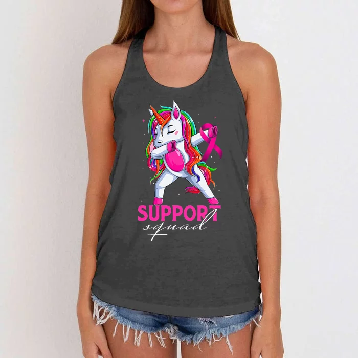 Unicorn Squad Cute Unicorn Lovers Gifts Women's Knotted Racerback Tank