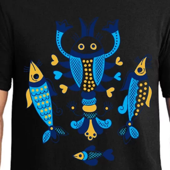 Ukrainian Sea Creatures Pajama Set