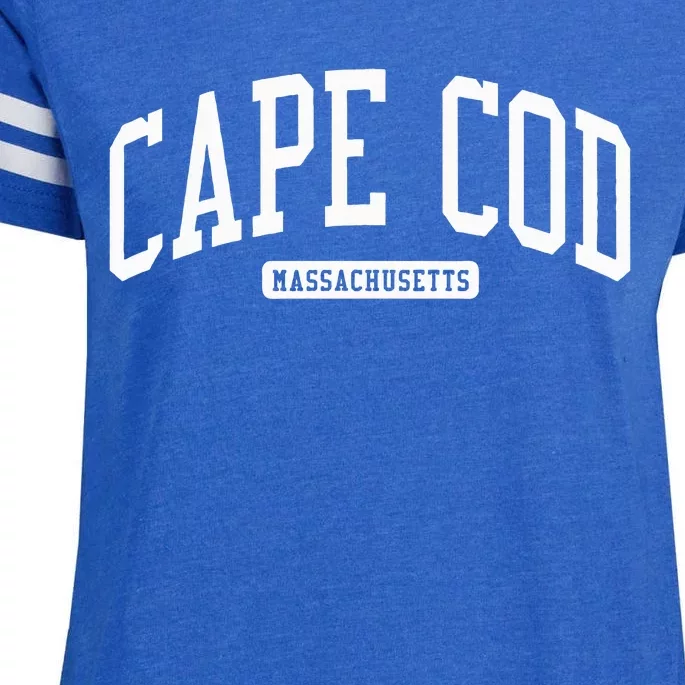 University Style Cape Cod Massachusetts MA College Enza Ladies Jersey Football T-Shirt