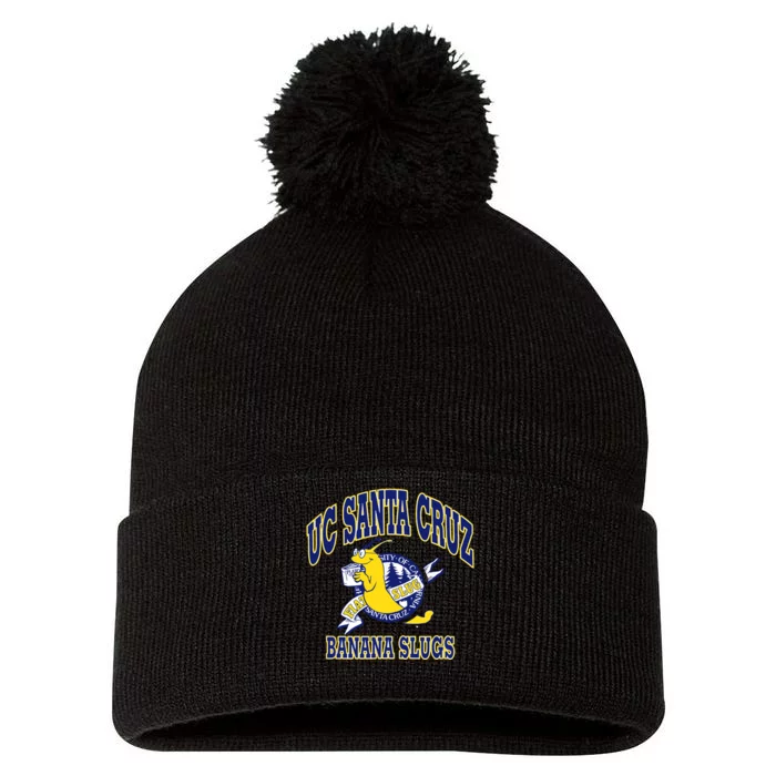 Uc Santa Cruz Ucsc Pom Pom 12in Knit Beanie