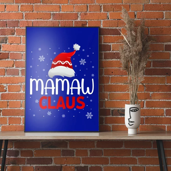 Ugly Sweater Christmas Matching Costume Mamaw Claus Gift Poster