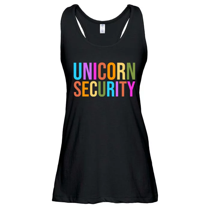 Unicorn Security Colorful Ladies Essential Flowy Tank