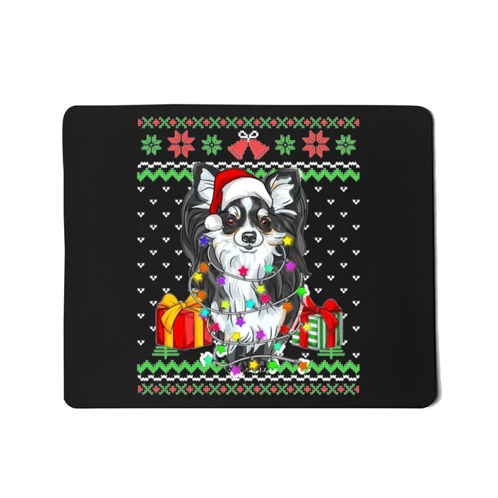 Ugly Sweater Christmas Lights Chihuahua Dog Puppy Lover Mousepad