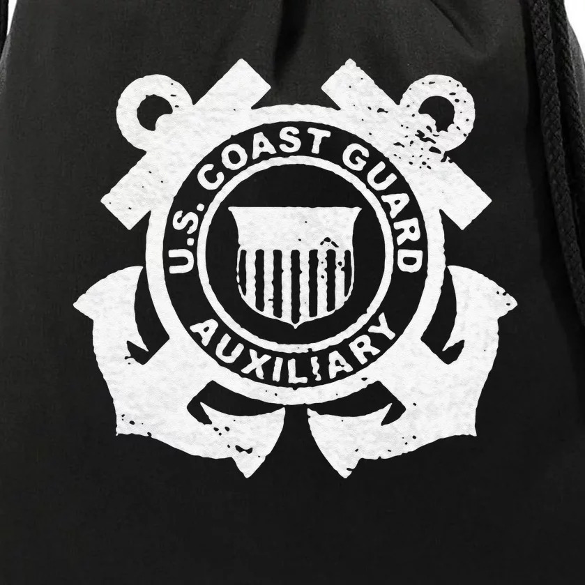 UNITED STATES COAST GUARD AUXILIARY USCG USCGA FLAG Drawstring Bag